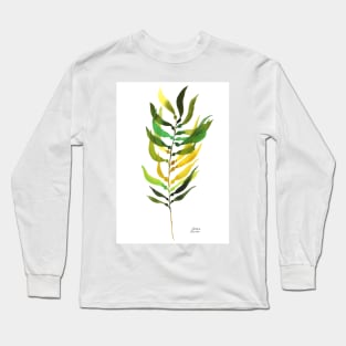 Watercolor Kelp Long Sleeve T-Shirt